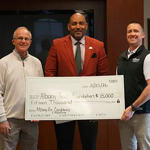 Click to Read Albany Air Conditioning and Heating Company Gift for New VECTR Center Photo for Albany Air Conditioning and Heating Company Gift for New VECTR Center